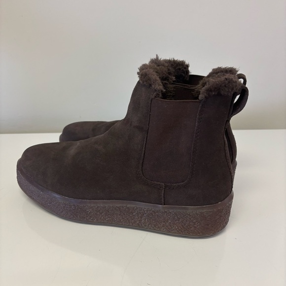 Madewell Chelsea The Toasty Pull On Boots In Suede Women’s Size 9 - Picture 2 of 9